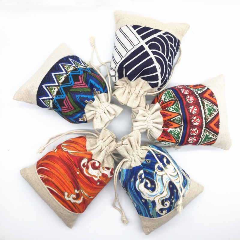 Ethnic Style Drawstring Bag Je - đánh giá và giá Ethnic Fabric