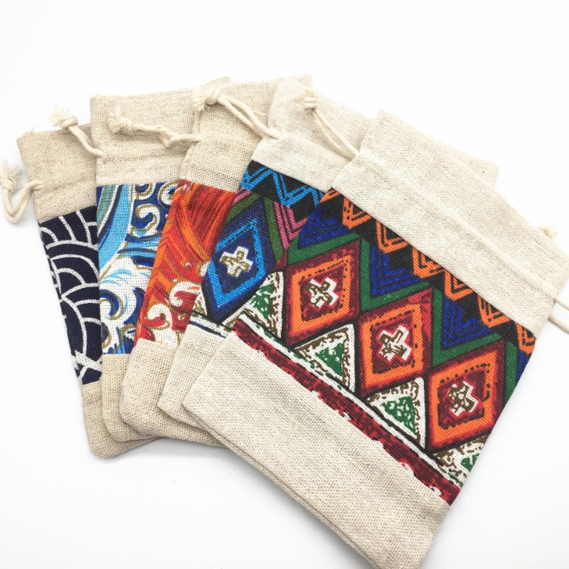 Ethnic Style Drawstring Bag Je - đánh giá và giá Ethnic Fabric