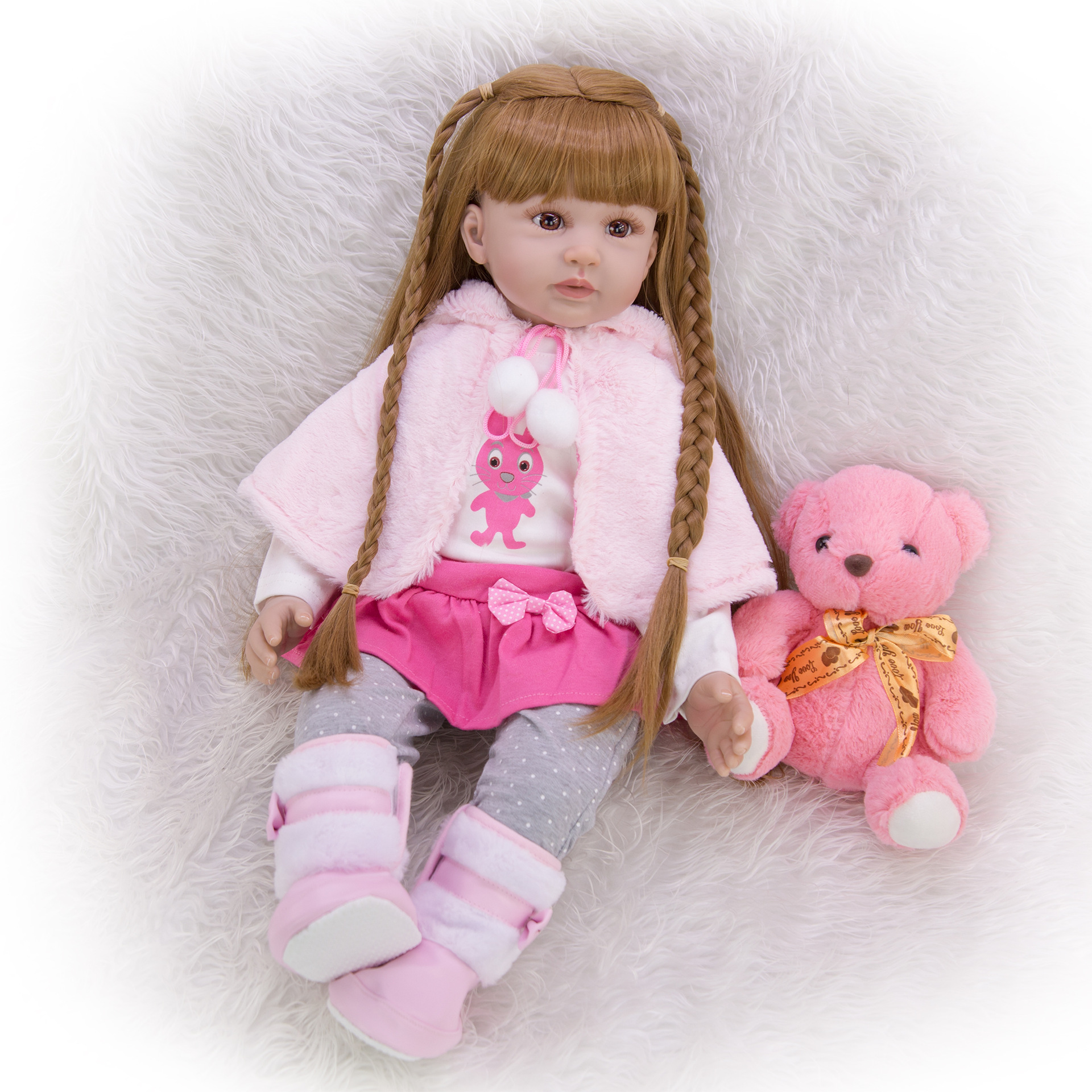 60cm Reborn Dolls With Long Ha - đánh giá và giá Ethnic Fashion Girls