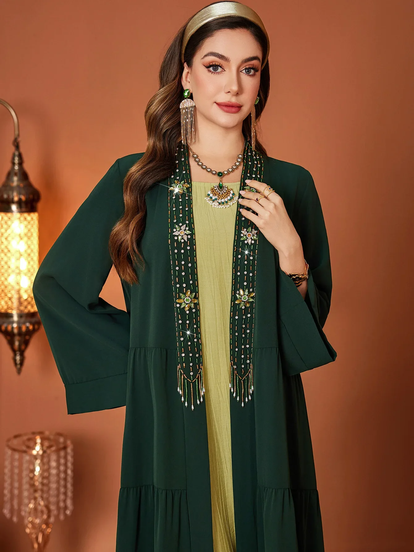 Eid Open Women Abaya gorgeous  - đánh giá và giá Jalabiya Women Arabic