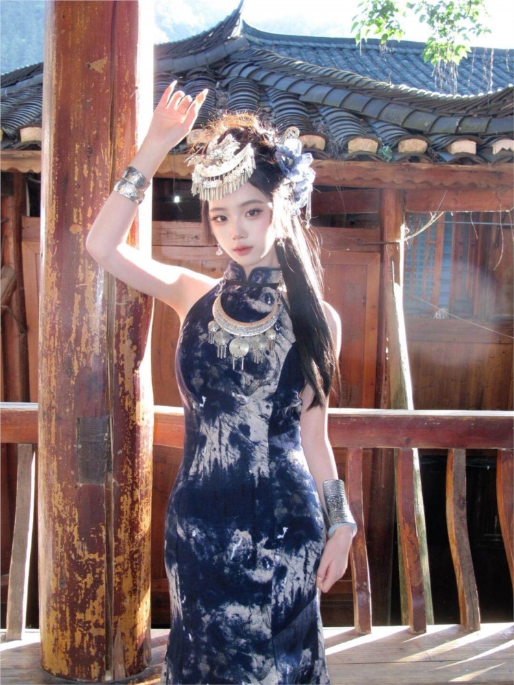 New batik dress cool women's w - đánh giá và giá Fashion Show Ethnic Wear
