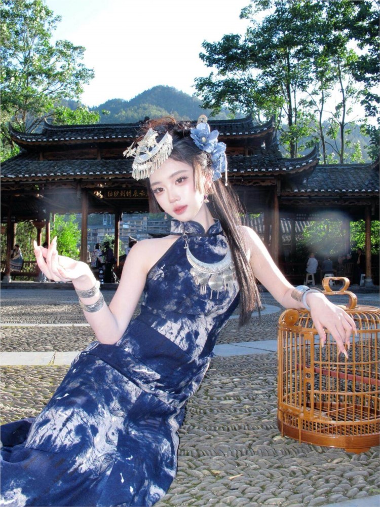 New batik dress cool women's w - đánh giá và giá Fashion Show Ethnic Wear