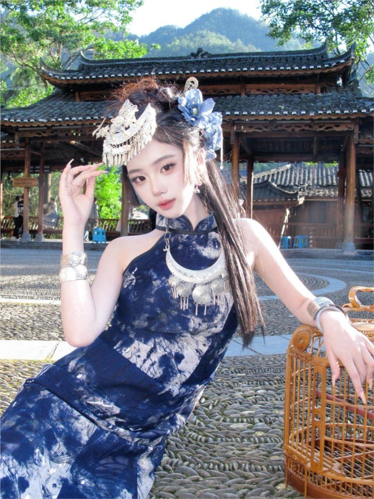 New batik dress cool women's w - đánh giá và giá Fashion Show Ethnic Wear