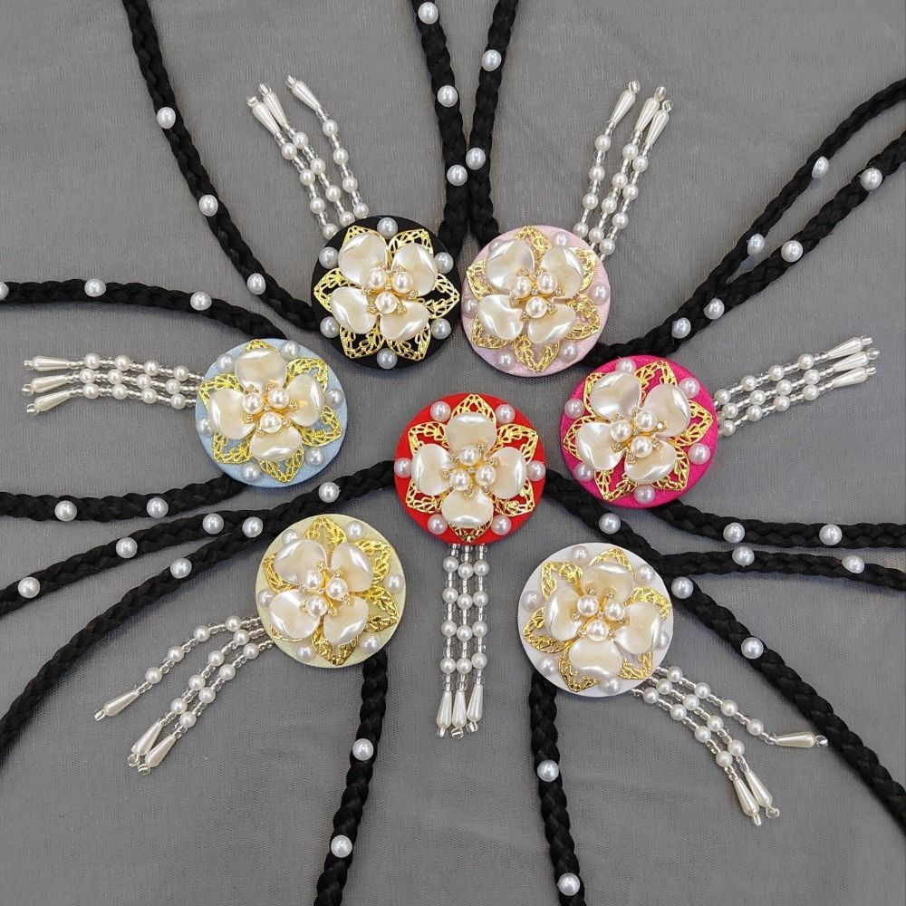 Retro Flower Hanbok Wig Headdr - đánh giá và giá Ethnic Fashion Girls