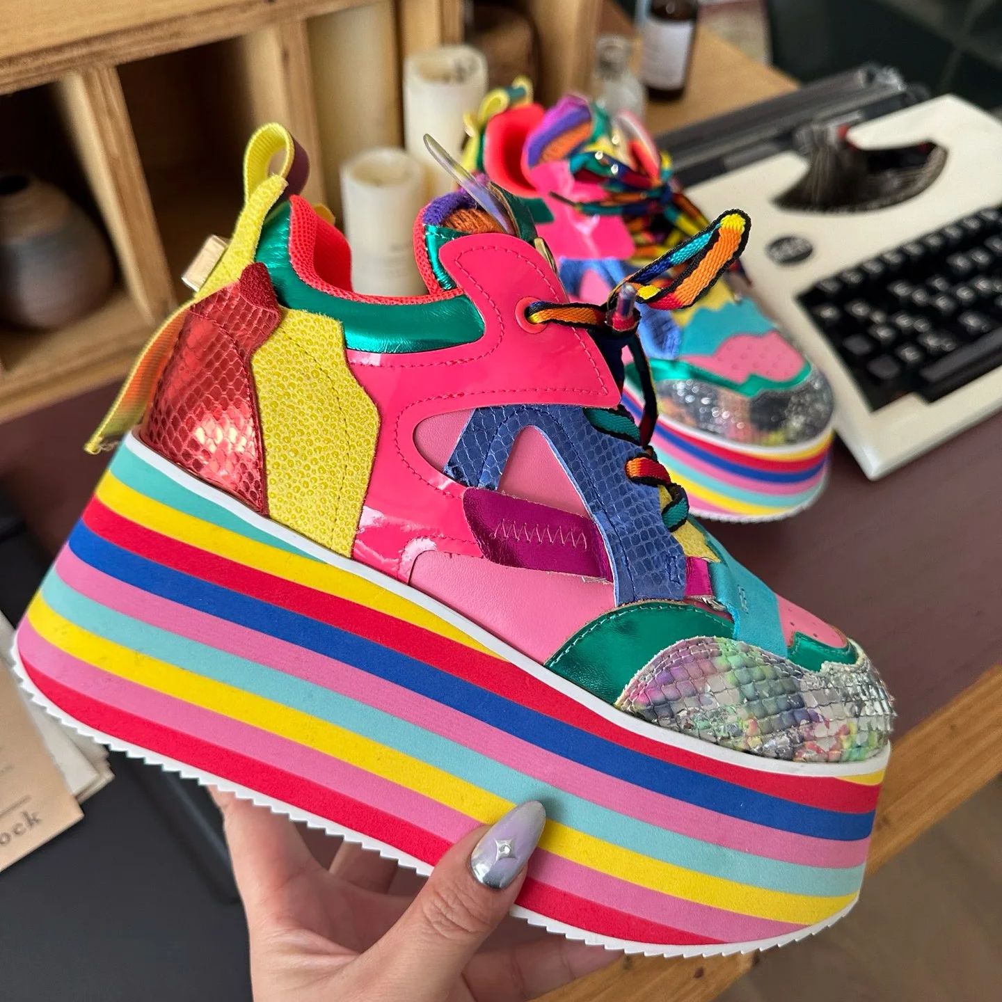 Women Casual Shoes High Platfo - đánh giá và giá Ethnic Modern Fashion