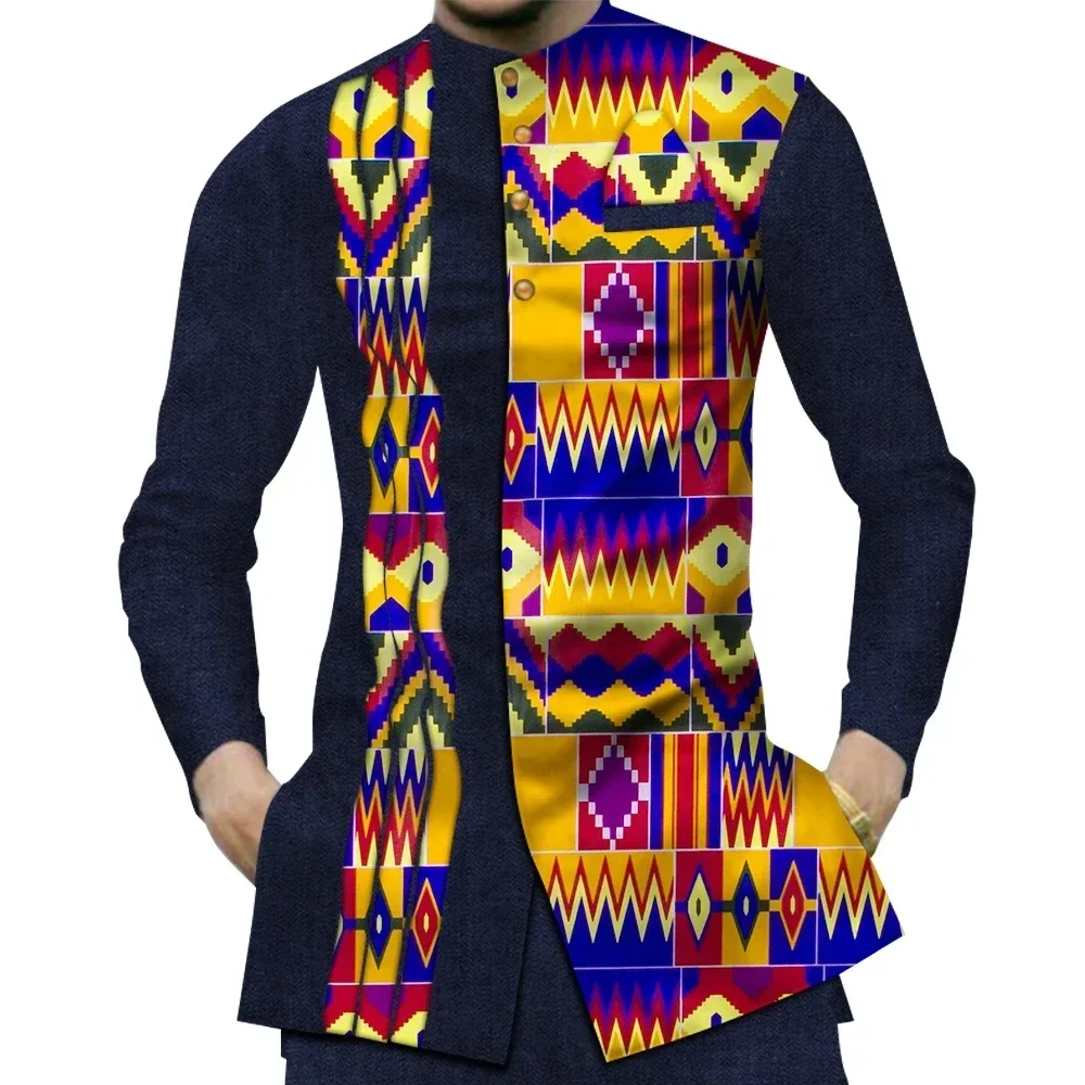 Casual 100% Cotton Mens Africa - đánh giá và giá Dashiki Shirt Men