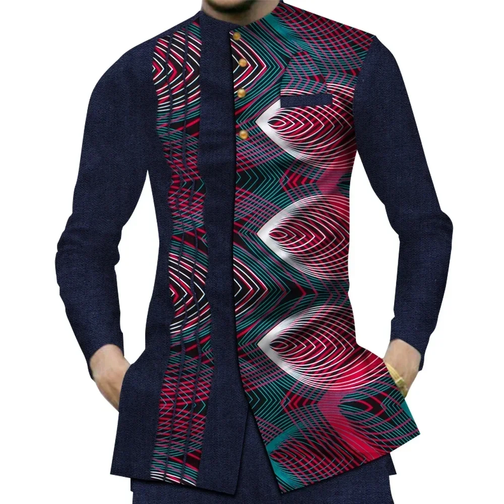 Casual 100% Cotton Mens Africa - đánh giá và giá Dashiki Shirt Men