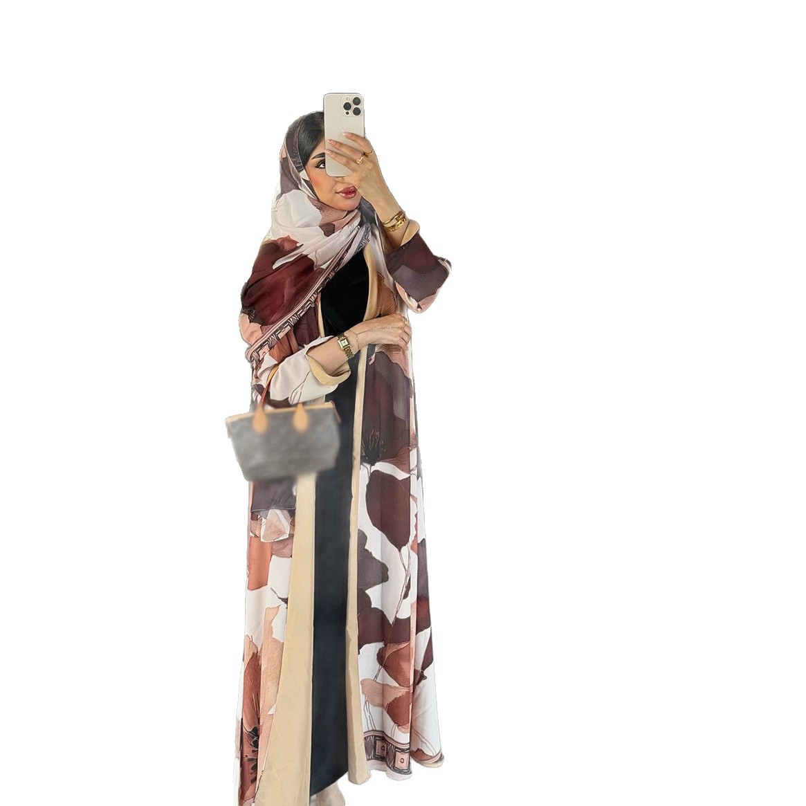 Eid Women Scarf Print Abaya Mu - đánh giá và giá Jalabiya Women Arabic