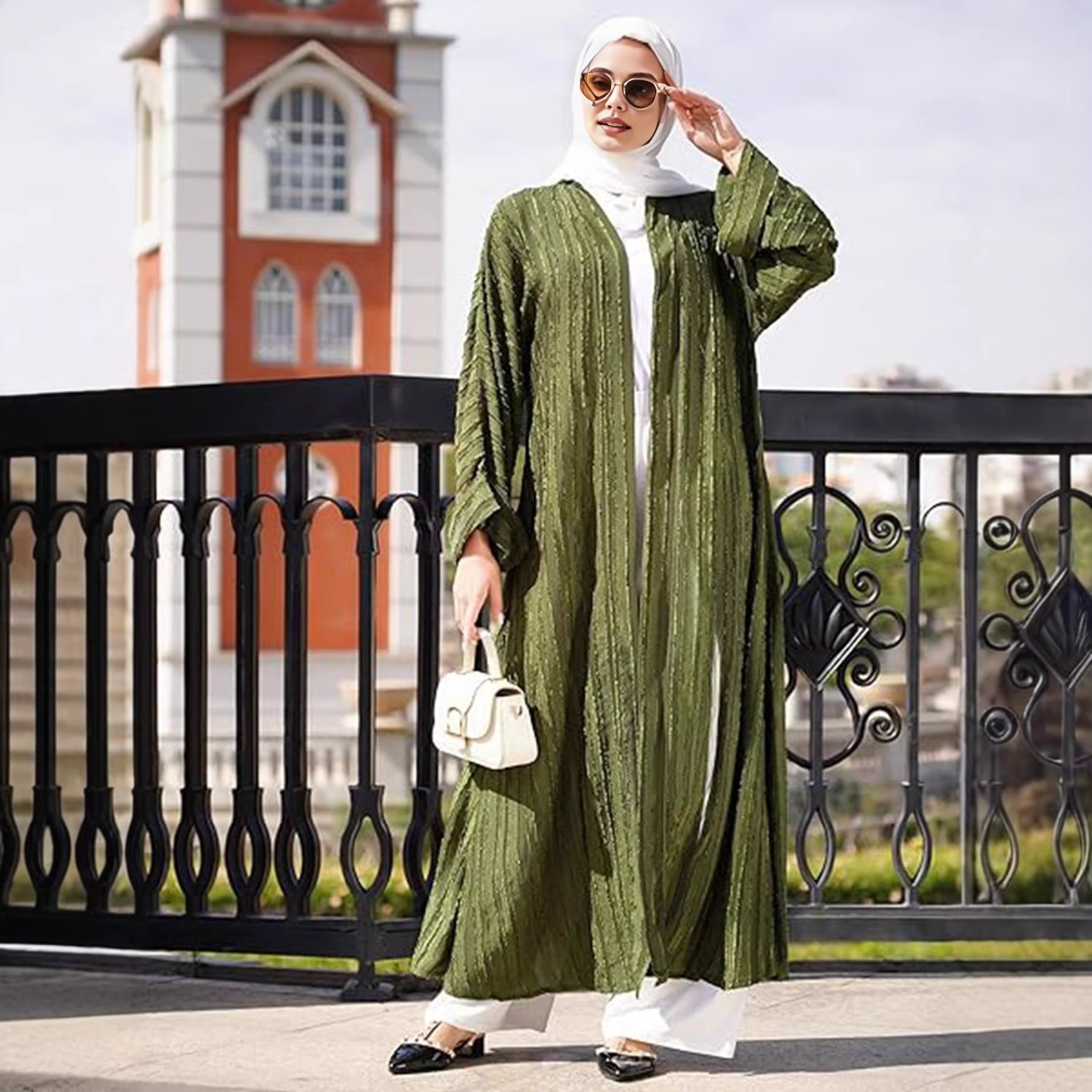 Ramadan Dubai Open Abaya Kimon - đánh giá và giá Jalabiya Women Arabic