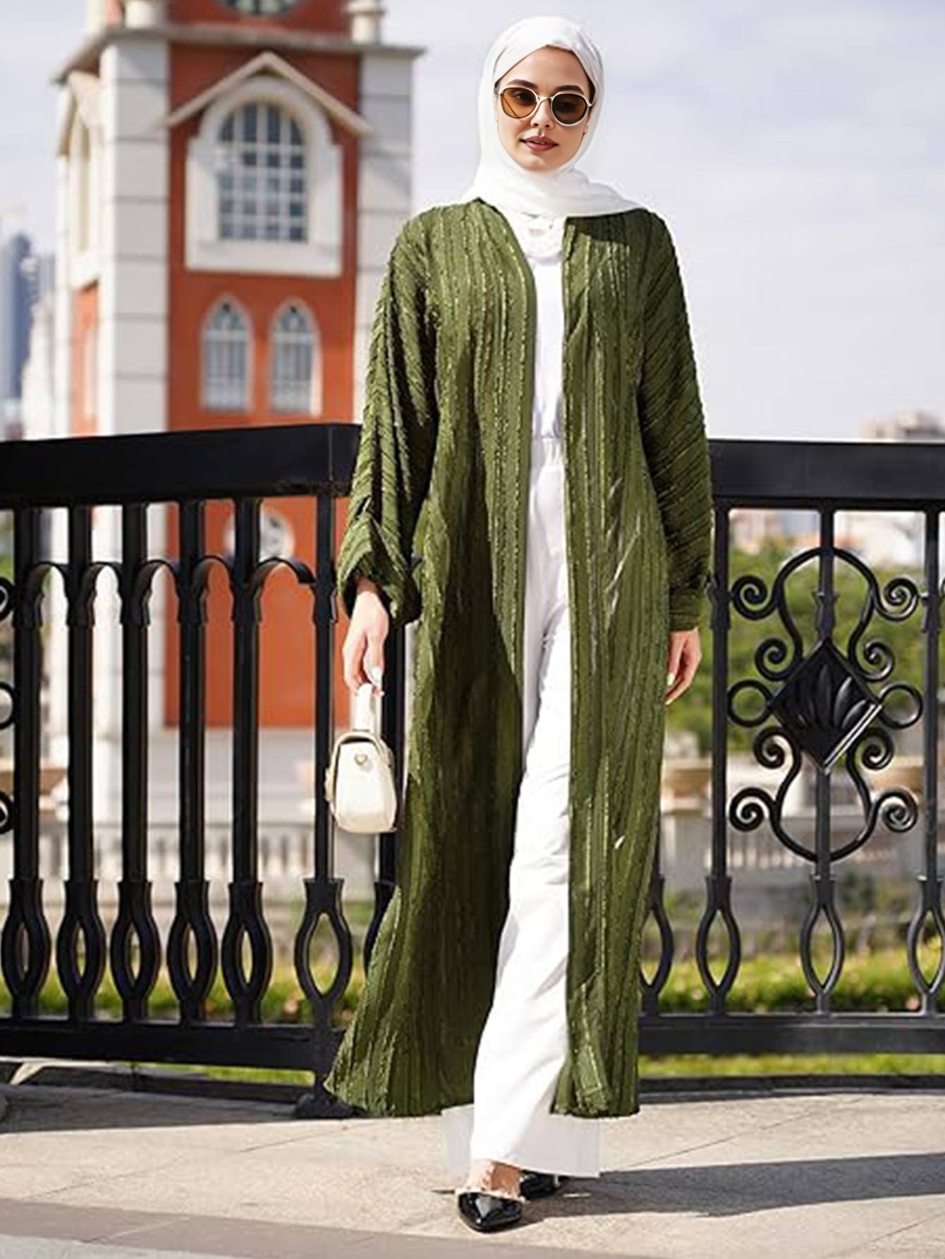 Ramadan Dubai Open Abaya Kimon - đánh giá và giá Jalabiya Women Arabic
