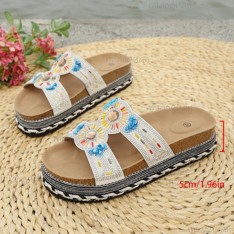 Bohemian Rhinestone Platform S - đánh giá và giá Ethnic Modern Fashion