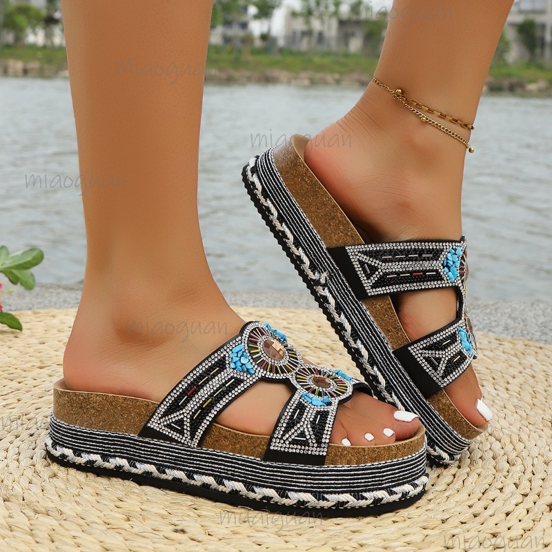 Bohemian Rhinestone Platform S - đánh giá và giá Ethnic Modern Fashion