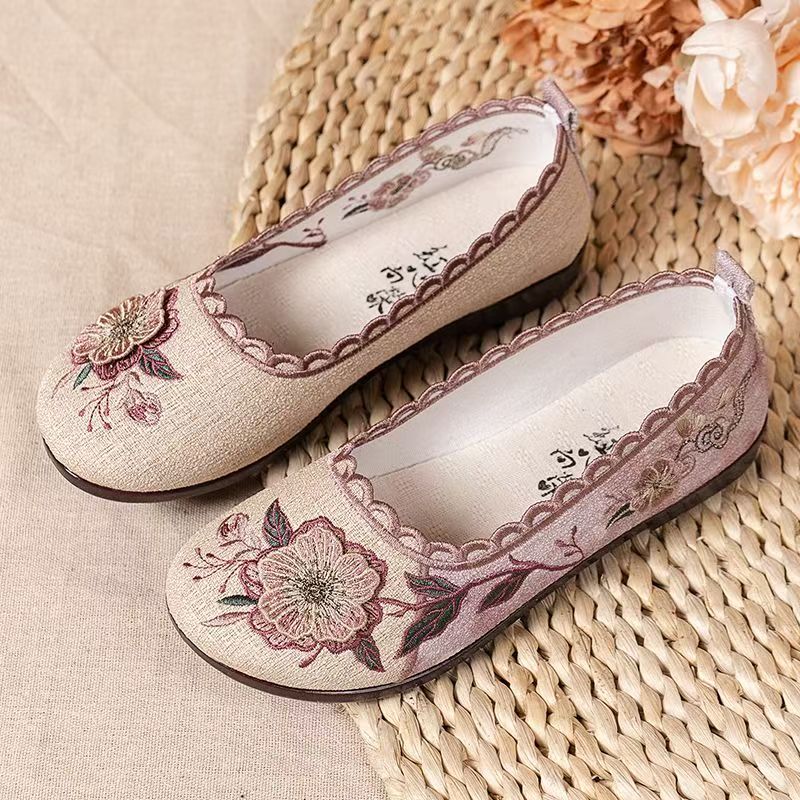 Women Spring Autumn New Flat s - đánh giá và giá Ethnic Fabric