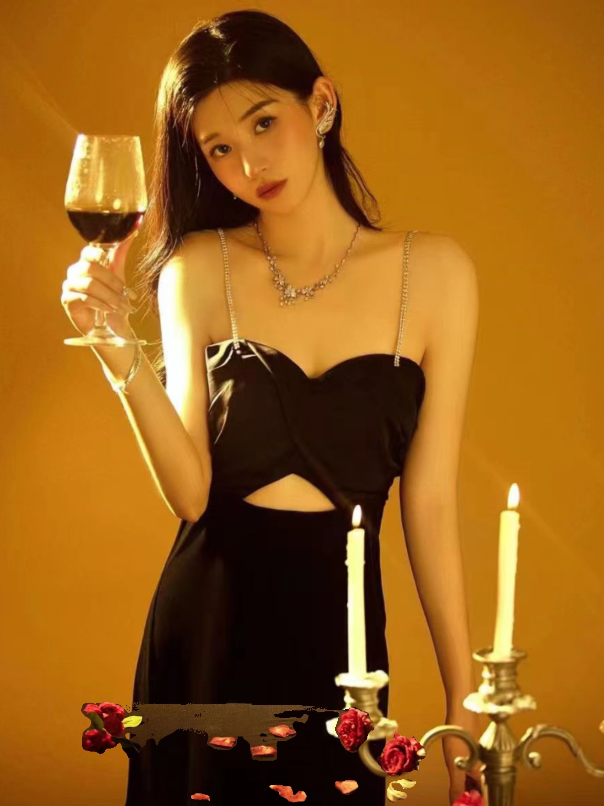 Sexy Backless Strap Dress Phot - đánh giá và giá Ethnic Fashion Girls