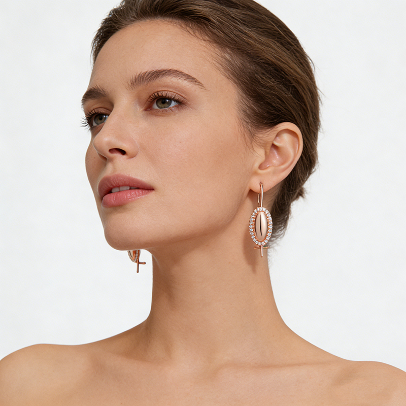 Kinel Unusual Glossy Long Drop - đánh giá và giá Ethnic Fashion Trend
