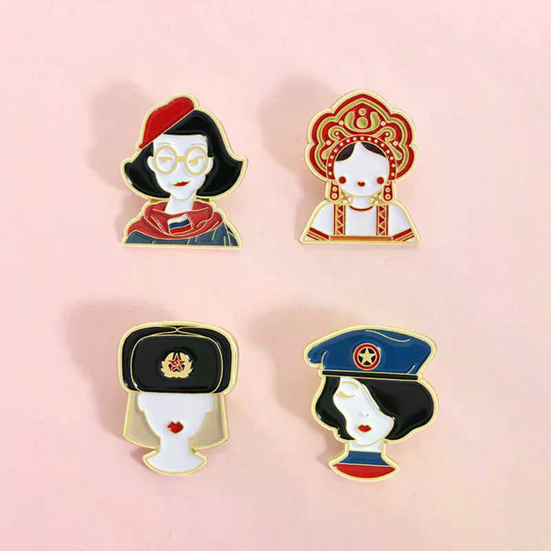 2PCS Cartoon Russian Girls Cha - đánh giá và giá Ethnic Fashion Images