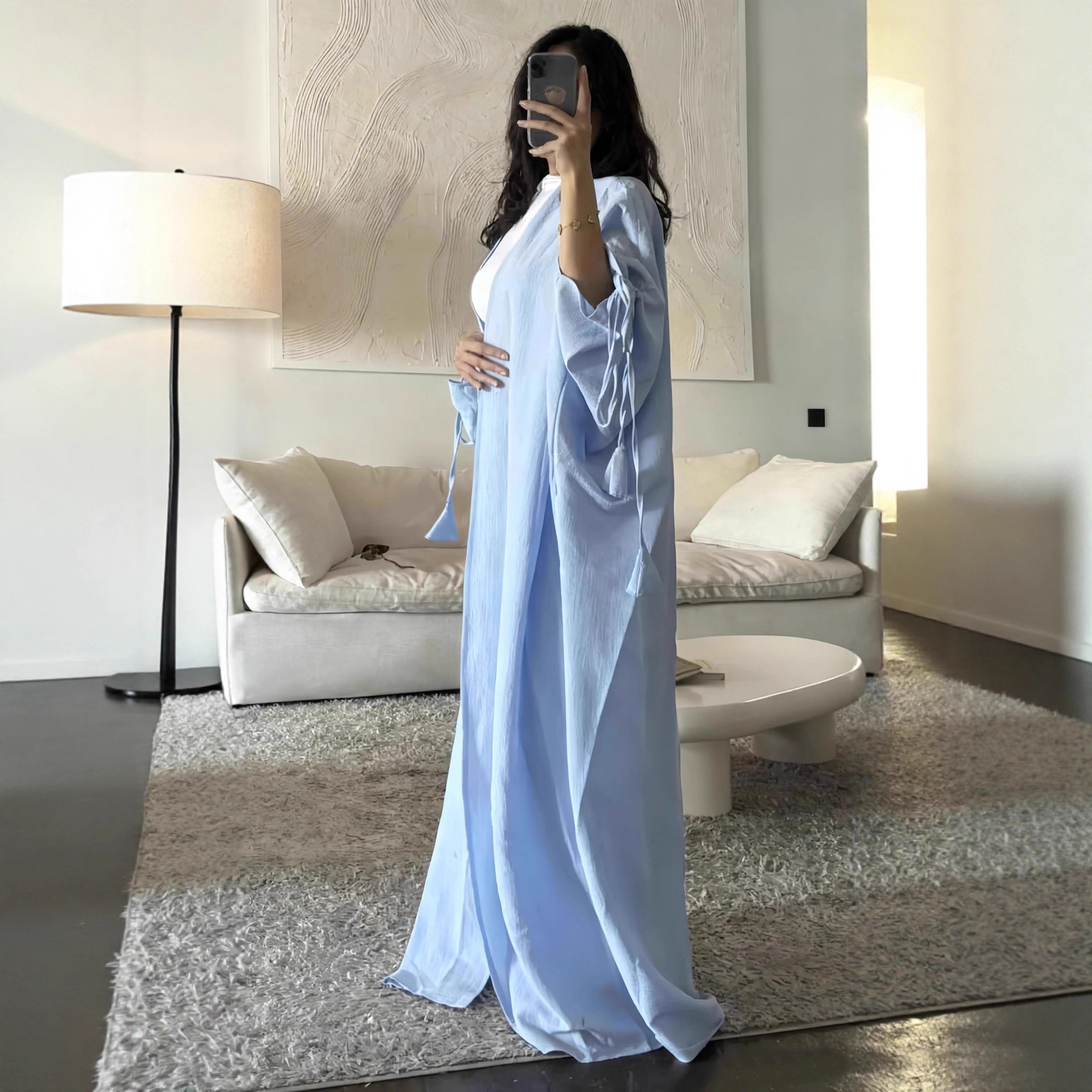 Women Dress Cardigan Robe Open - đánh giá và giá Jalabiya Women Arabic
