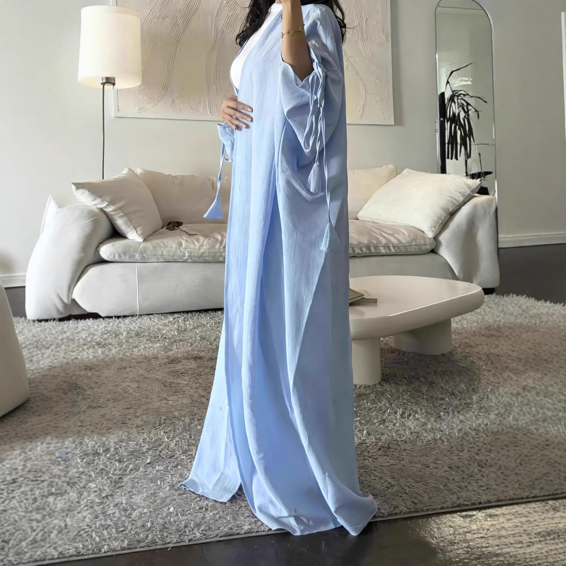 Women Dress Cardigan Robe Open - đánh giá và giá Jalabiya Women Arabic