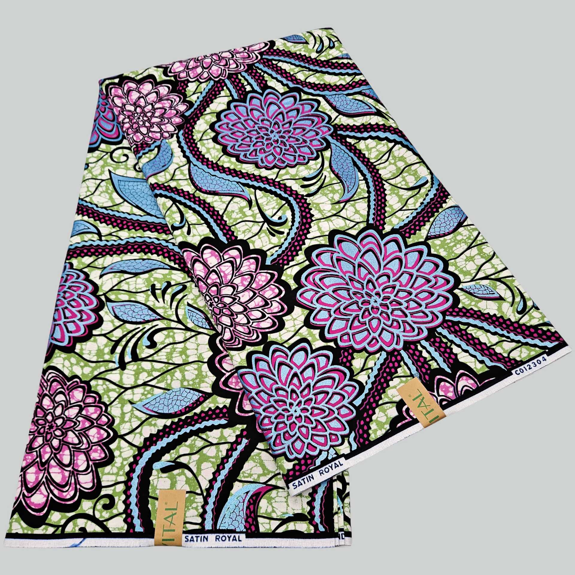46Inch Wide 6Yards Long Floral - đánh giá và giá Ethnic Fabric