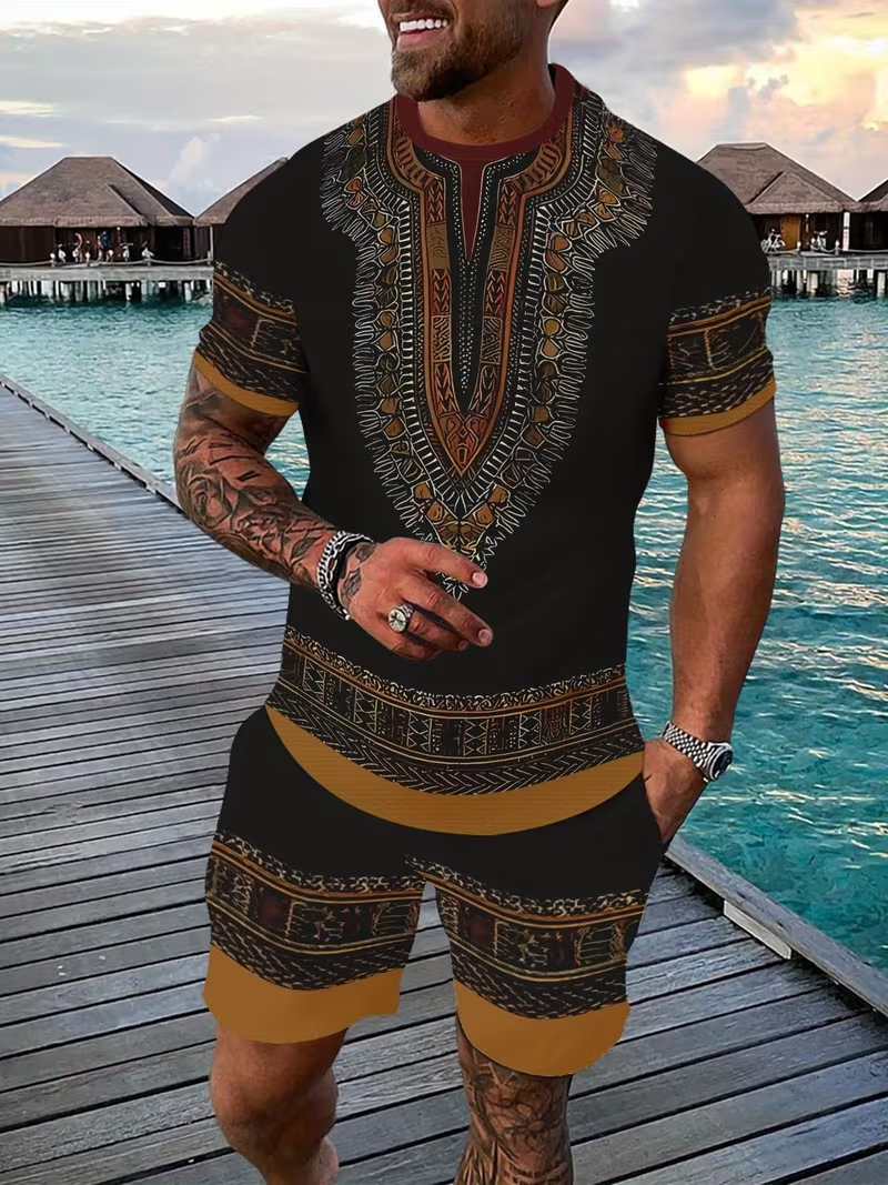 New Men's Suits African Dashik - đánh giá và giá Dashiki Shirt Men