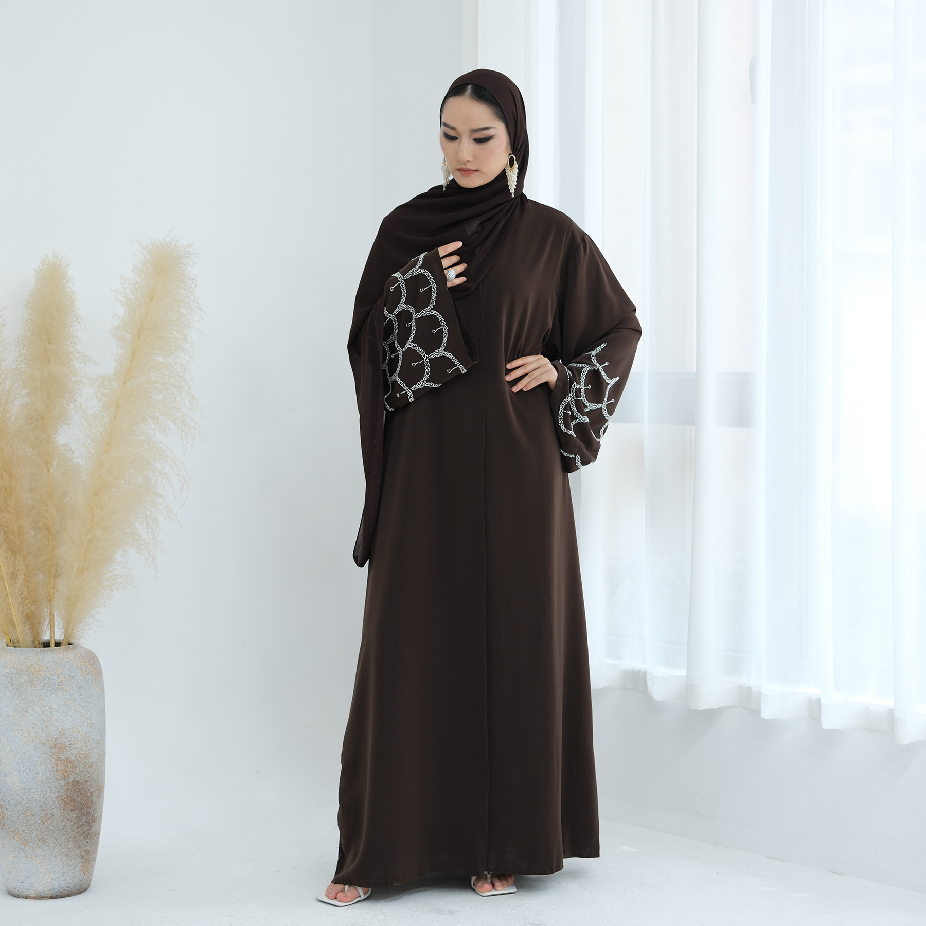 embroidery Women Dress Abaya c - đánh giá và giá Jalabiya Women Arabic