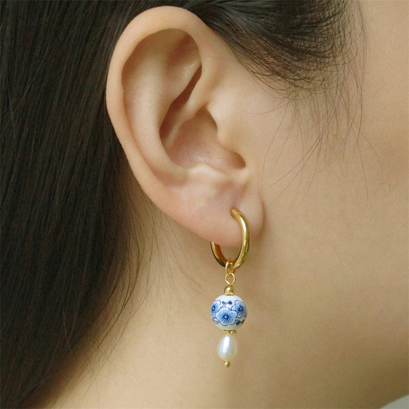Retro New Chinese Ceramic Blue - đánh giá và giá Ethnic Fashion Trend