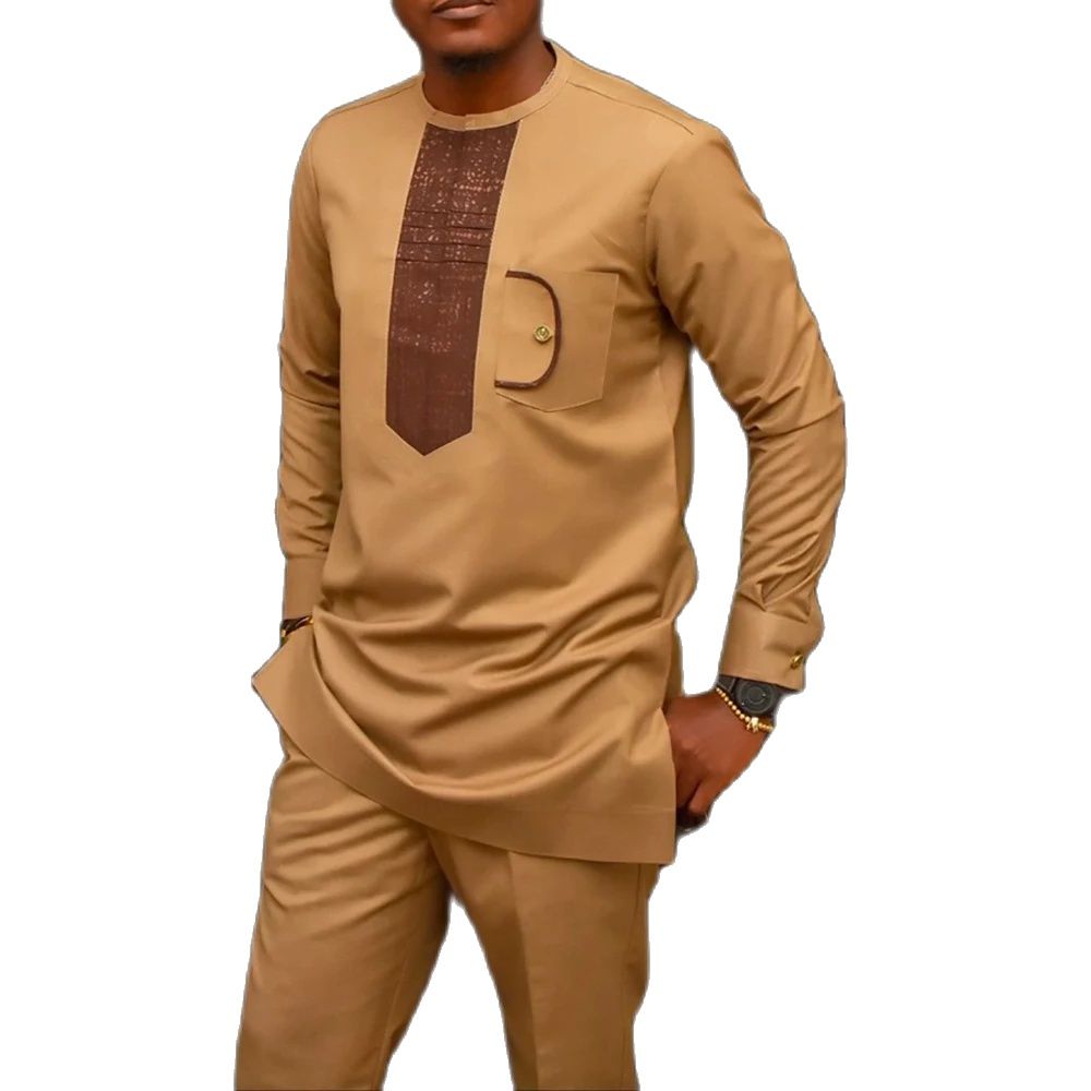 Dashiki Men Clothing 2 Pieces  - đánh giá và giá Dashiki Shirt Men
