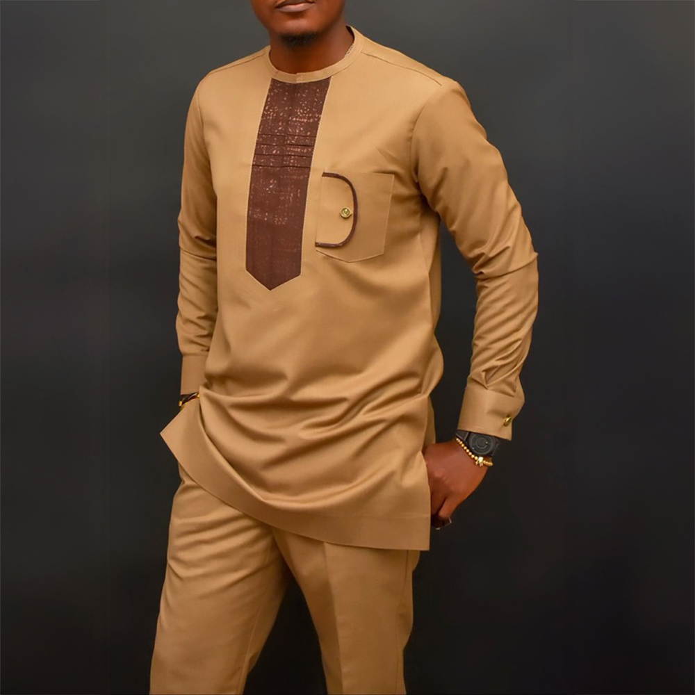 Dashiki Men Clothing 2 Pieces  - đánh giá và giá Dashiki Shirt Men