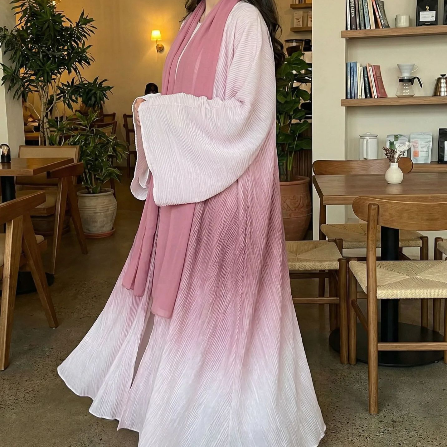 2026 Elegant Pleated Abaya Dre - đánh giá và giá Jalabiya Women Arabic