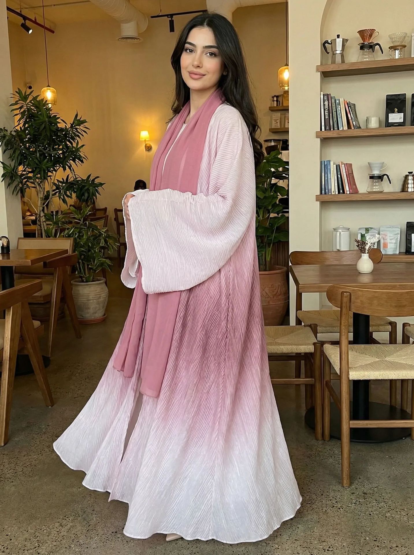 2026 Elegant Pleated Abaya Dre - đánh giá và giá Jalabiya Women Arabic