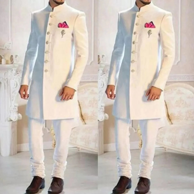 Fashion Design White Stand Col - đánh giá và giá Ethnic Wear Fashion Designer