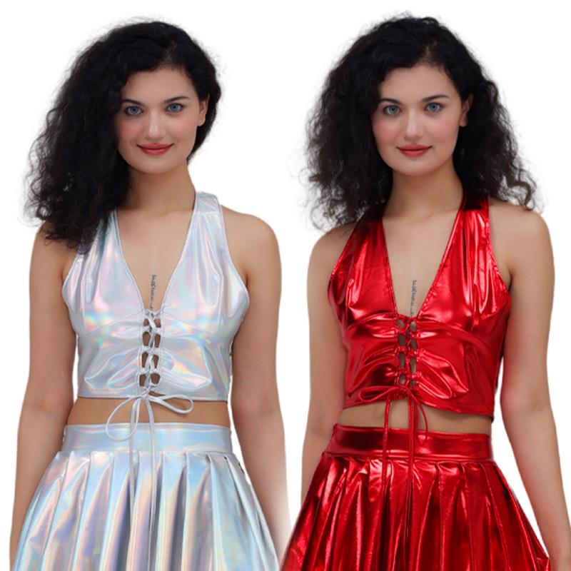 Hot Girl Leather Vest Crossbod - đánh giá và giá Fashion Show Ethnic Wear