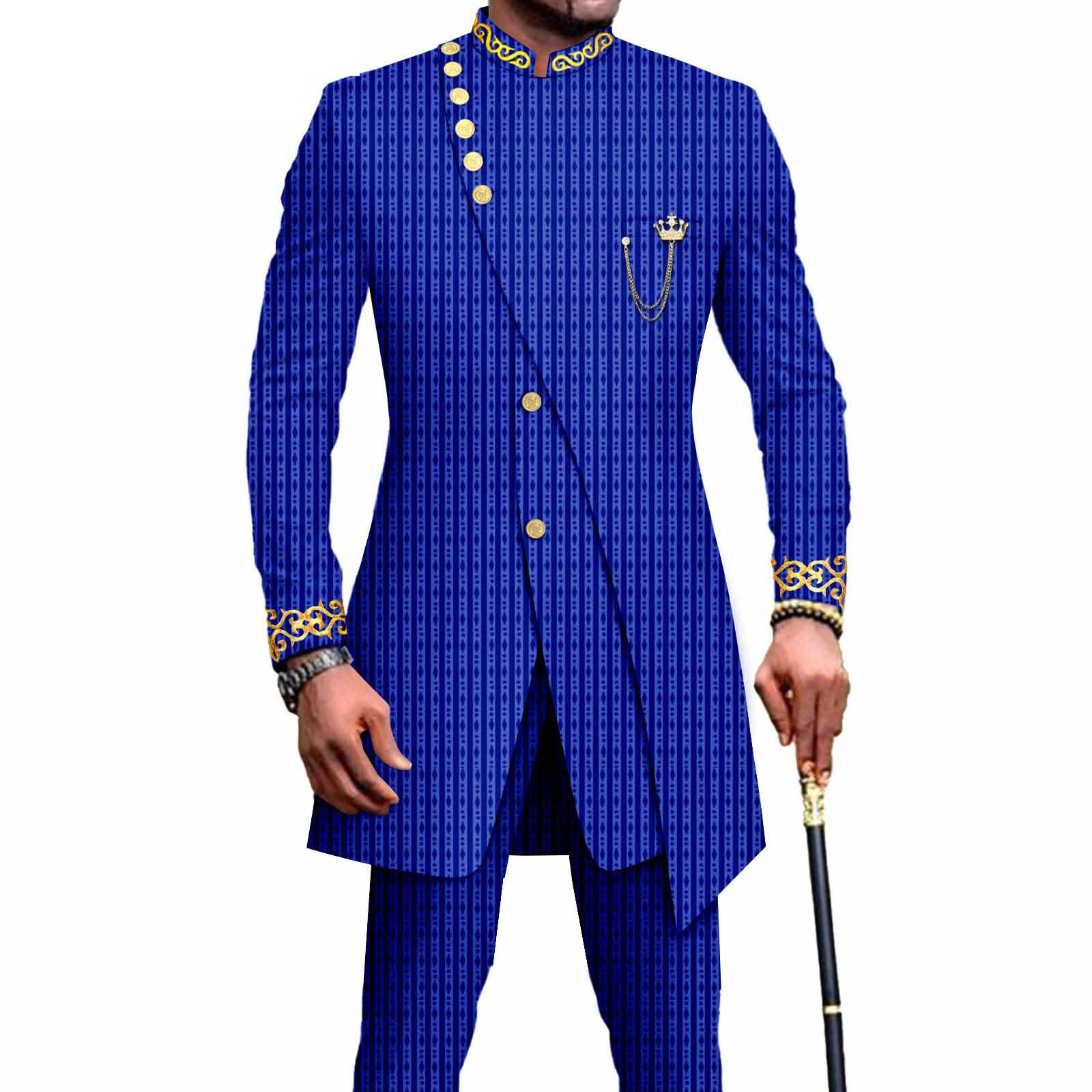 Dashiki Outfits with Chain Afr - đánh giá và giá Dashiki Shirt Men