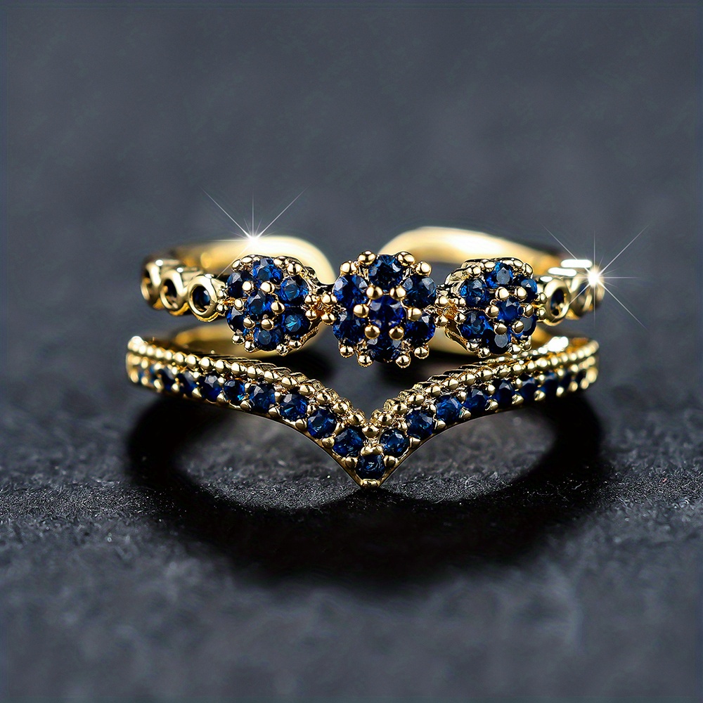 Luxury blue royal style ring,  - đánh giá và giá Ethnic Wear Fashion Designer